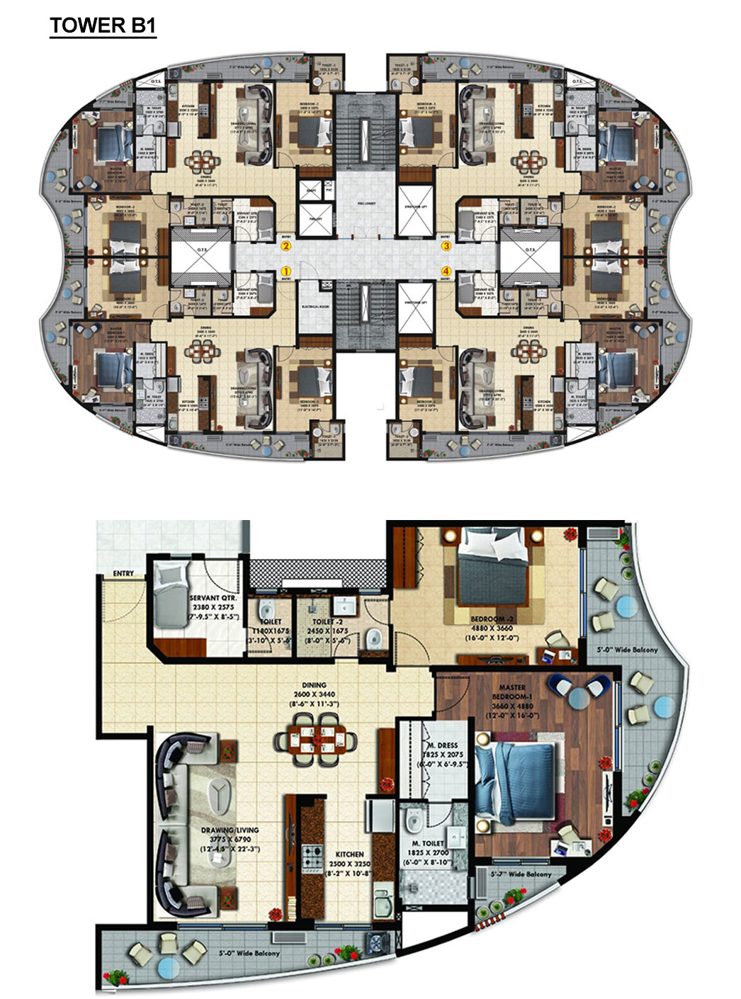 Tower 1B